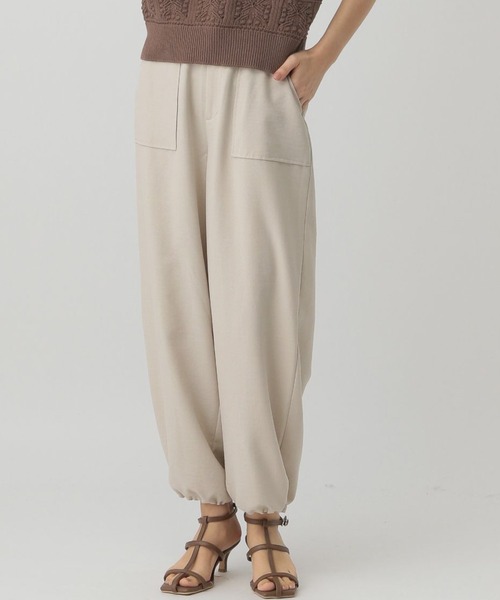 saloon（サルーン）の「SALOON(サルーン)/マットブッチャードロストパンツ（その他パンツ・レディース・ブラック/ベージュ/カーキ・FREE）」の13枚目の写真