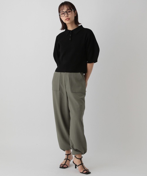 saloon（サルーン）の「SALOON(サルーン)/マットブッチャードロストパンツ（その他パンツ・レディース・ブラック/ベージュ/カーキ・FREE）」の18枚目の写真