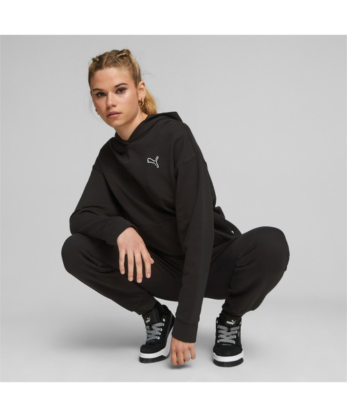 PUMA(プーマ)の「PUMA プーマ ウィメンズ ベター ESS フーディー TR(パーカー・レディース・ホワイト系その他/ブラック・X-LARGE/LARGE/SMALL/MEDIUM)」の8枚目の写真
