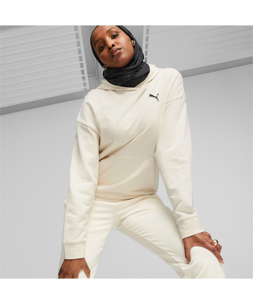PUMA(プーマ)の「PUMA プーマ ウィメンズ ベター ESS フーディー TR(パーカー・レディース・ホワイト系その他/ブラック・X-LARGE/LARGE/SMALL/MEDIUM)」の11枚目の写真