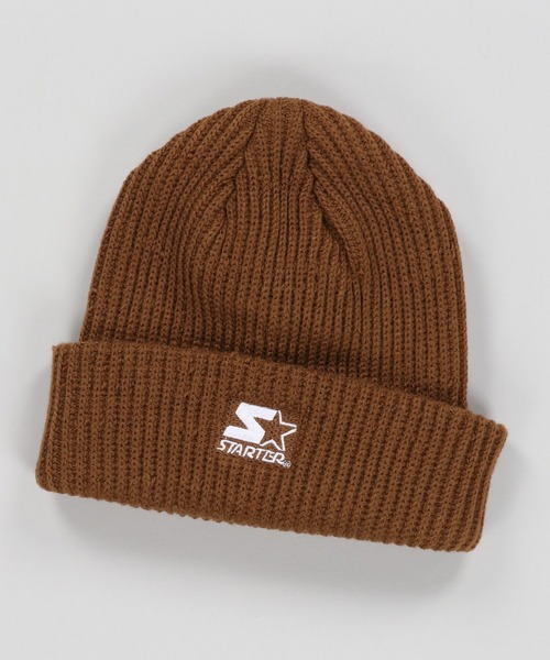STARTER(スターター)の「【STARTER/スターター】ロゴニットキャップ(ニットキャップ/ビーニー・メンズ・グリーン/オレンジ/ブラック/ピンク系その他/ホワイト/ブラウン・ONESIZE)」の3枚目の写真