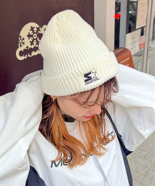 STARTER（スターター）の「【STARTER/スターター】ロゴニットキャップ