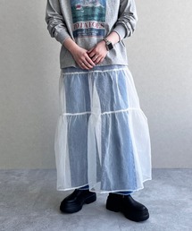 LOWRYS FARM | オーガンジーボリュームスカート　973012(スカート)