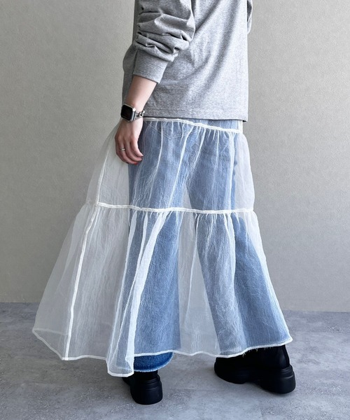 LOWRYS FARM（ローリーズファーム）の「オーガンジーボリューム