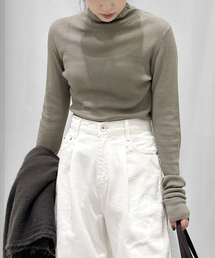 AP STUDIO | Sheer turtle knit(ニット/セーター)