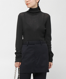 AP STUDIO | Sheer turtle knit(ニット/セーター)