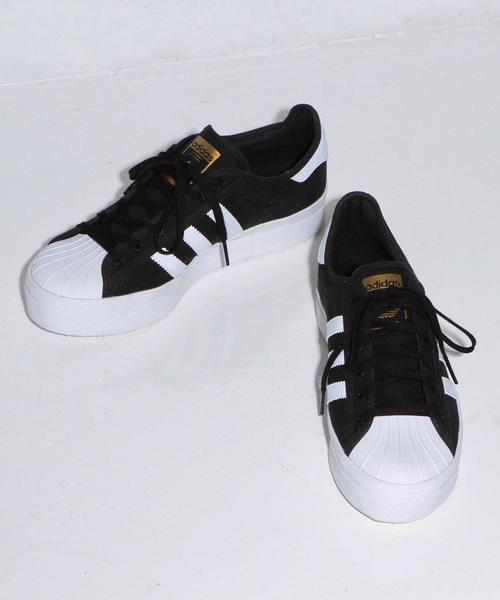 adidas（アディダス）の「adidas　SUPERSTAR RIZE W/ BCadidas SUPER/S RIZE W（スニーカー・レディース・ホワイト/ブラック・22.5cm/23.5cm/24.5cm）」の2枚目の写真