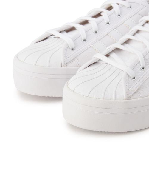 adidas（アディダス）の「adidas　SUPERSTAR RIZE W/ BCadidas SUPER/S RIZE W（スニーカー・レディース・ホワイト/ブラック・22.5cm/23.5cm/24.5cm）」の3枚目の写真