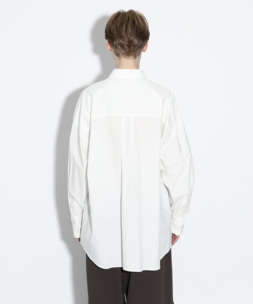 tk.TAKEO KIKUCHI（ティーケータケオキクチ）の「◆スーピマコットンビッグシャツ（シャツ/ブラウス・メンズ・ホワイト/ベージュ/ブラック・03/01/02）」の7枚目の写真