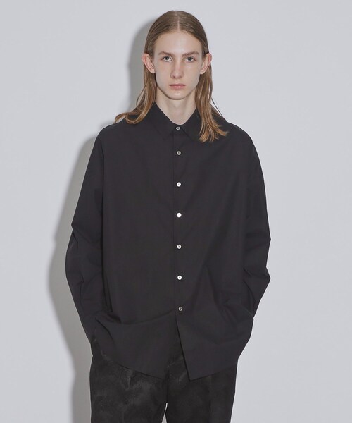 tk.TAKEO KIKUCHI（ティーケータケオキクチ）の「◆スーピマコットンビッグシャツ（シャツ/ブラウス・メンズ・ホワイト/ベージュ/ブラック・03/01/02）」の12枚目の写真