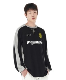 MAHAGRID | 『mahagrid/マハグリッド』MGD FOOTBALL LS TEE/フットボール 長袖Tシャツ(Tシャツ/カットソー)