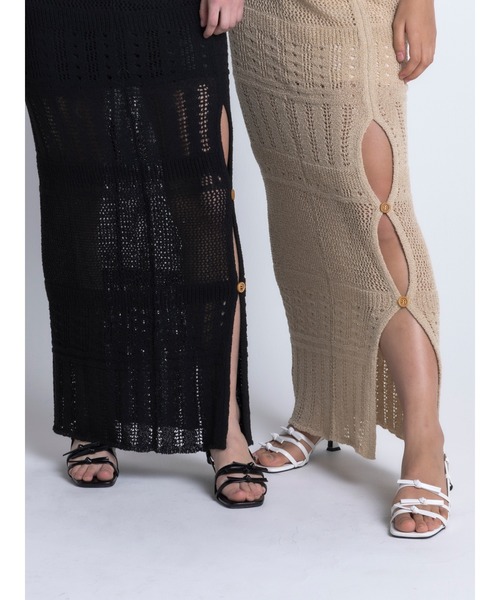 DURAS（デュラス）の「３連ストラップサンダル（サンダル・レディース・ホワイト/ブラック/シルバー・L/M）」の16枚目の写真