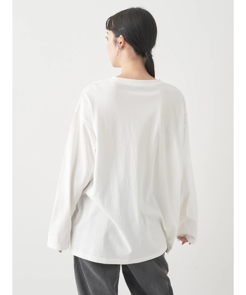 earth music&ecology(アースミュージックアンドエコロジー)の「CA IRA MIEUX DEMAIN ロンT(Tシャツ/カットソー・レディース・ブラウン/ブラック/オフホワイト・FREE)」の6枚目の写真