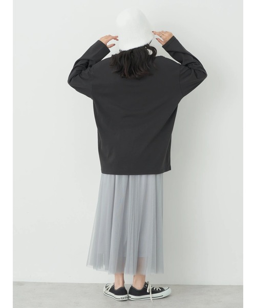 earth music&ecology(アースミュージックアンドエコロジー)の「CA IRA MIEUX DEMAIN ロンT(Tシャツ/カットソー・レディース・ブラウン/ブラック/オフホワイト・FREE)」の17枚目の写真