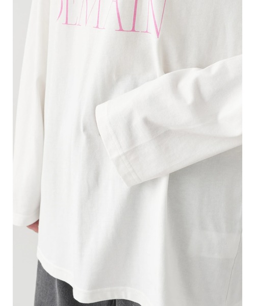 earth music&ecology(アースミュージックアンドエコロジー)の「CA IRA MIEUX DEMAIN ロンT(Tシャツ/カットソー・レディース・ブラウン/ブラック/オフホワイト・FREE)」の20枚目の写真