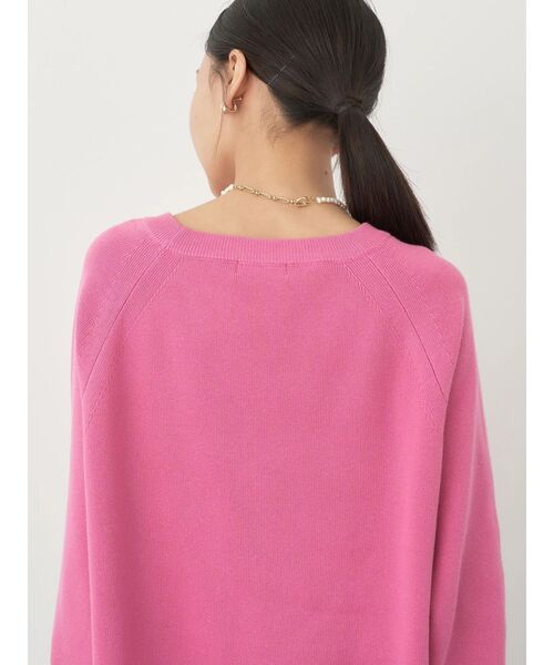 earth music&ecology(アースミュージックアンドエコロジー)の「サイドスリットルーズチュニック(チュニック・レディース・アイボリー/ブラック/ピンク/ブルー・FREE)」の5枚目の写真