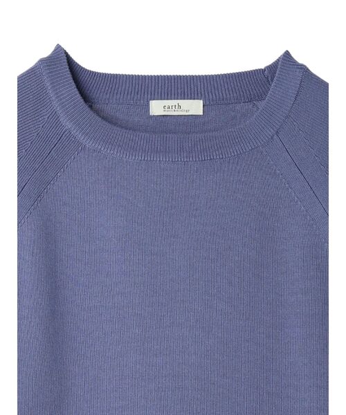 earth music&ecology(アースミュージックアンドエコロジー)の「サイドスリットルーズチュニック(チュニック・レディース・アイボリー/ブラック/ピンク/ブルー・FREE)」の10枚目の写真