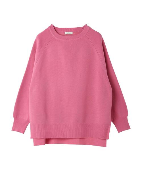 earth music&ecology(アースミュージックアンドエコロジー)の「サイドスリットルーズチュニック(チュニック・レディース・アイボリー/ブラック/ピンク/ブルー・FREE)」の21枚目の写真