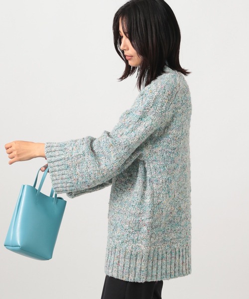 BARNYARDSTORM（バンヤードストーム）の「BARNYARDSTORM / メランジェニット（ニット/セーター・レディース・ブルー・FREE）」の4枚目の写真