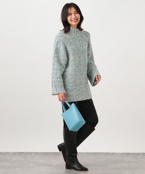 BARNYARDSTORM（バンヤードストーム）の「BARNYARDSTORM / メランジェニット（ニット/セーター・レディース・ブルー・FREE）」の6枚目の写真