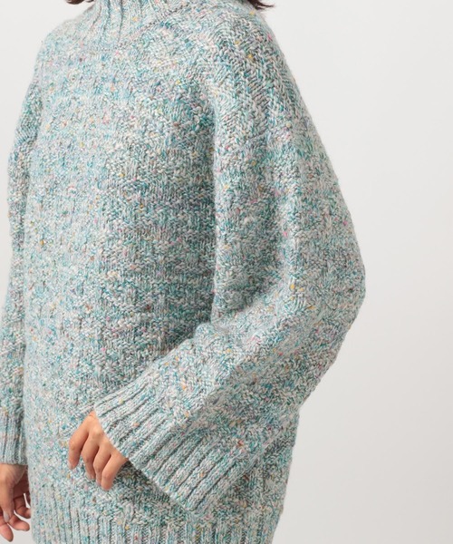 BARNYARDSTORM（バンヤードストーム）の「BARNYARDSTORM / メランジェニット（ニット/セーター・レディース・ブルー・FREE）」の13枚目の写真