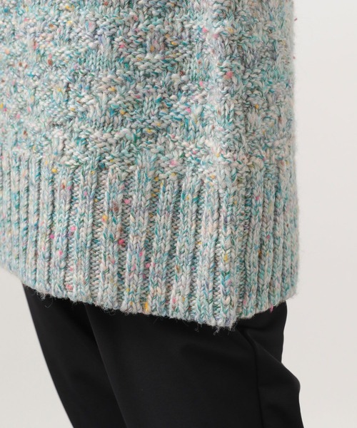 BARNYARDSTORM（バンヤードストーム）の「BARNYARDSTORM / メランジェニット（ニット/セーター・レディース・ブルー・FREE）」の14枚目の写真