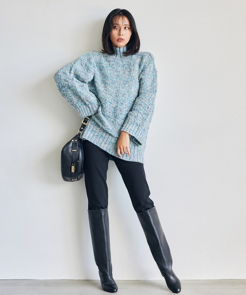 BARNYARDSTORM（バンヤードストーム）の「BARNYARDSTORM / メランジェニット（ニット/セーター・レディース・ブルー・FREE）」の16枚目の写真