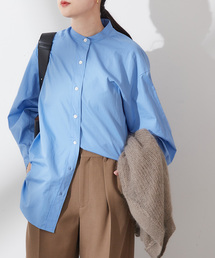 THOMAS MASON | 《追加》THOMAS MASONスタンドカラーシャツ(シャツ/ブラウス)