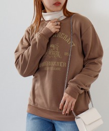 ACE（エース）の「ACE 袖リブプリント  トレーナー（スウェット）」