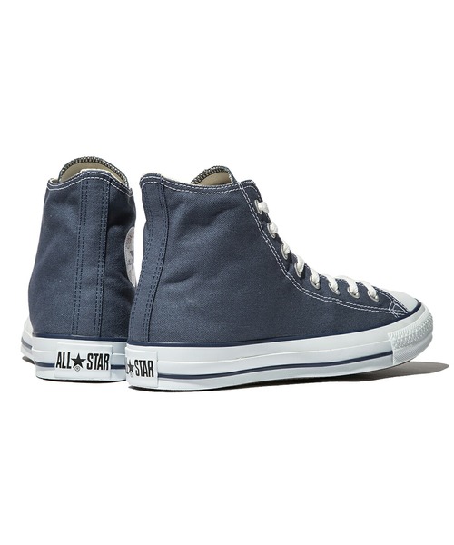 CONVERSE(コンバース)の「CONVERSE CANVAS ALL STAR HI(コンバース キャンバス オールスター ハイ)(スニーカー・メンズ・ネイビー・23.5cm/28cm/22cm/27.5cm/29cm/22.5cm/25.5cm/27cm/26cm/30.0cm/24.5cm/24cm/23cm/26.5cm/25cm/25.5/27.5/27)」の2枚目の写真