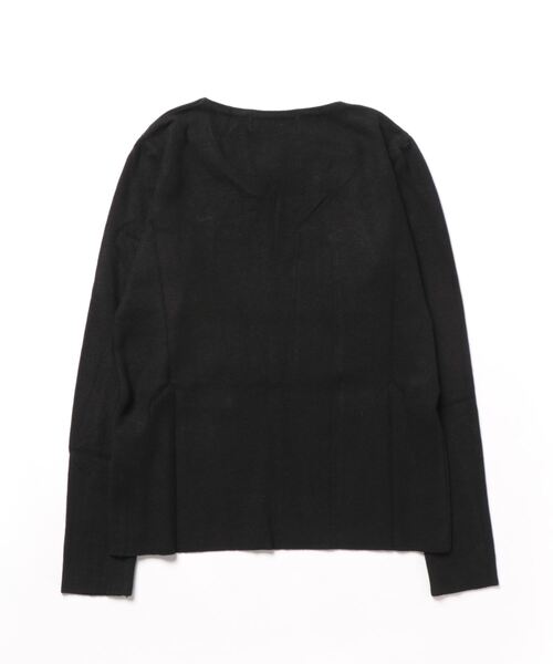 Mayree（メイリー）の「【AURORIA】イレギュラーレースアップニットトップス（ニット/セーター・レディース・ブラック/ピンク/ブルー・FREE）」の13枚目の写真