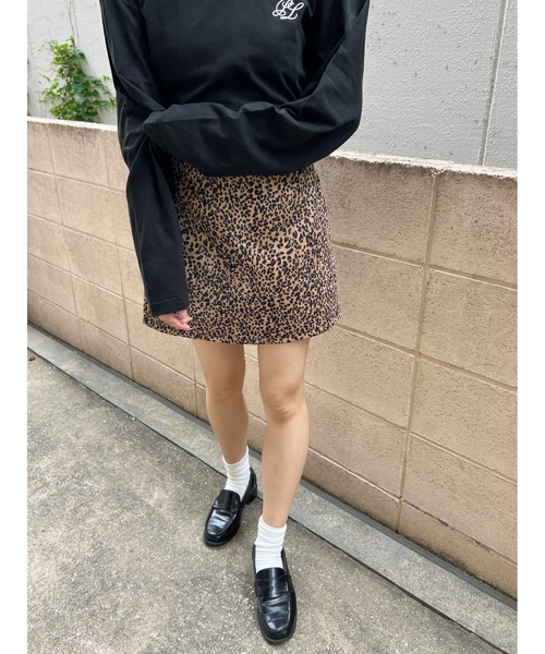 PHILLY（フィリー）の「【PHILLY】レオパードミニスカート（スカート・レディース・ブラウン/アイボリー・FREE）」の7枚目の写真