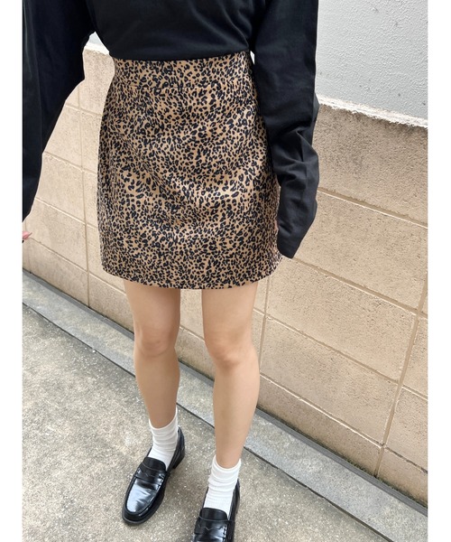 PHILLY（フィリー）の「【PHILLY】レオパードミニスカート（スカート・レディース・ブラウン/アイボリー・FREE）」の11枚目の写真