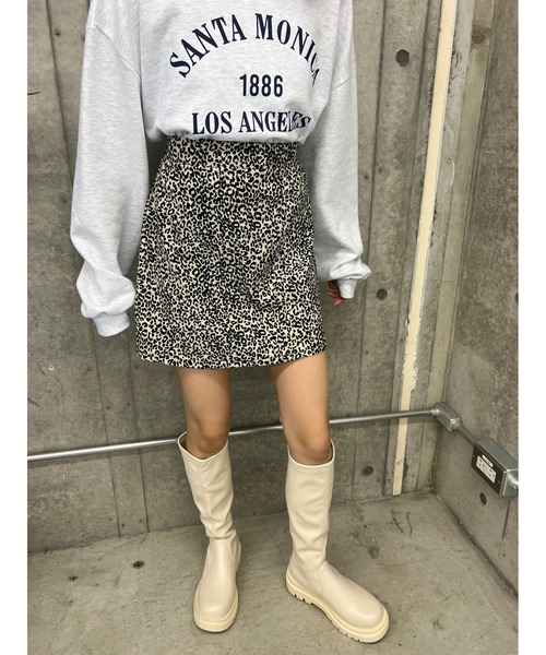 PHILLY（フィリー）の「【PHILLY】レオパードミニスカート（スカート・レディース・ブラウン/アイボリー・FREE）」の9枚目の写真