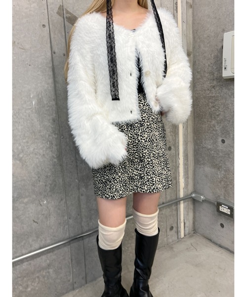 PHILLY（フィリー）の「【PHILLY】レオパードミニスカート（スカート・レディース・ブラウン/アイボリー・FREE）」の3枚目の写真