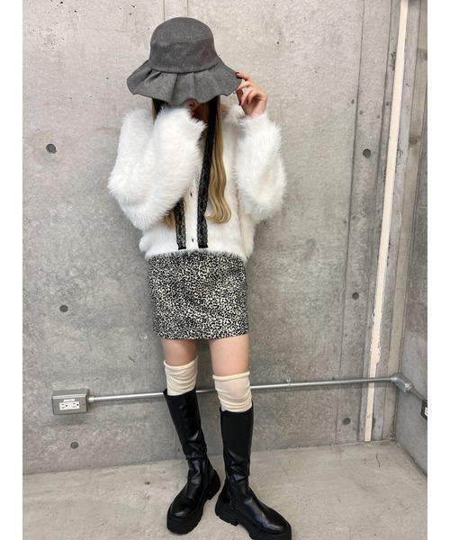 PHILLY（フィリー）の「【PHILLY】レオパードミニスカート（スカート・レディース・ブラウン/アイボリー・FREE）」の6枚目の写真