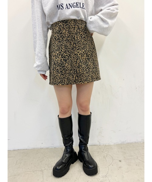 PHILLY（フィリー）の「【PHILLY】レオパードミニスカート（スカート・レディース・ブラウン/アイボリー・FREE）」の21枚目の写真