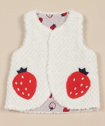 baby cheer | いちごジャカードベスト(ベスト)