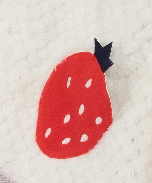 baby cheer（ベイビーチアー）の「いちごジャカードベスト（ベスト・キッズ・キナリ・70-90cm）」の6枚目の写真