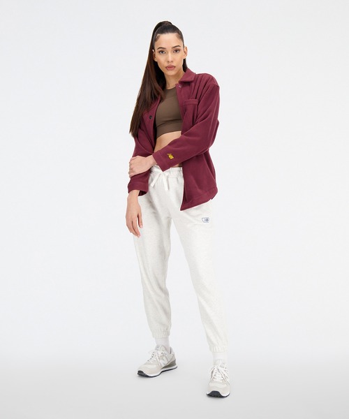 NEW BALANCE(ニューバランス)の「NB Athletics フリースシャケット(ブルゾン・レディース・バーガンディー/ブラック・SMALL/MEDIUM/LARGE/X-LARGE)」の7枚目の写真