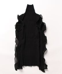 Voyage titty&Co.PETIT | 【 Voyage titty&Co.PETIT】フリルカットタートルネック(Tシャツ/カットソー)