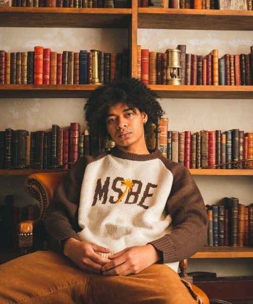 scheme raglan knit ネイビー scheme raglan knit ネイビー