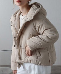 TRIANGLE PALETTE（トライアングルパレット）の「中綿ショートフードブルゾン（ブルゾン）」