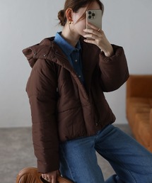 TRIANGLE PALETTE（トライアングルパレット）の「中綿ショートフードブルゾン（ブルゾン）」