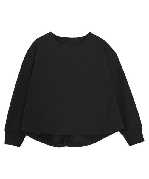 Pierrot(ピエロ)の「ペアスキンベロアバックスリットトップス(Tシャツ/カットソー・レディース・アイボリー/ネイビー/ベージュ系その他/ブラック・L/M)」の21枚目の写真