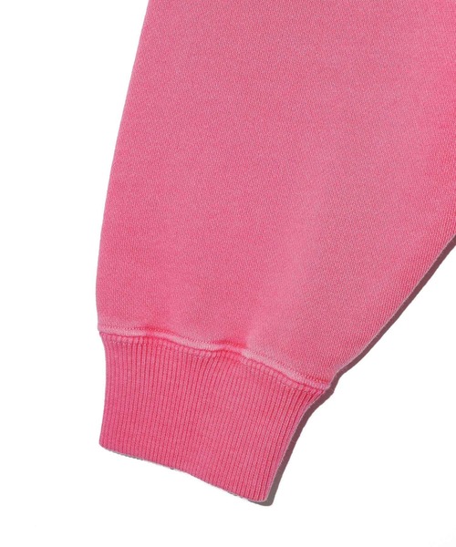 X-girl（エックスガール）の「FACE & CURSIVE LOGO ZIP UP SWEAT HOODIE（パーカー・レディース・パープル/ブラック/ピンク・S/M）」の10枚目の写真