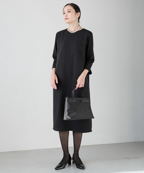 Elura(エルーラ)の「セレモニー&お悔やみナローワンピース(ワンピース・レディース・ブラック・LARGE/MEDIUM/X-LARGE/SMALL)」の18枚目の写真