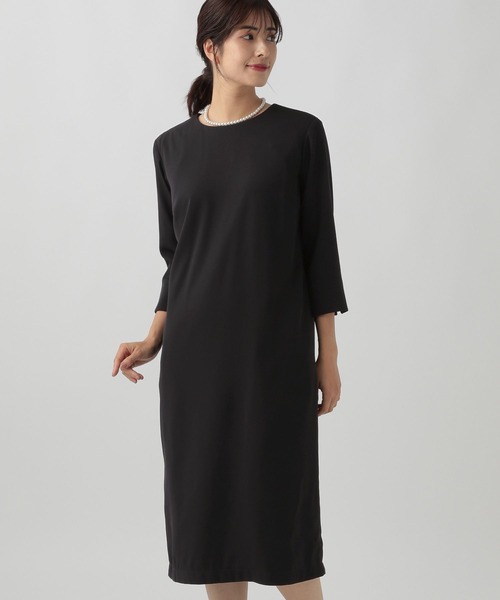 Elura(エルーラ)の「セレモニー&お悔やみナローワンピース(ワンピース・レディース・ブラック・LARGE/MEDIUM/X-LARGE/SMALL)」の20枚目の写真