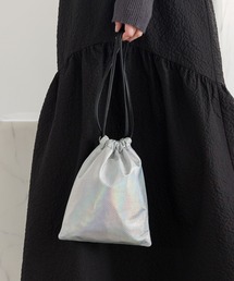 LAKOLE | 2WAYクラック巾着ショルダー / 990412(ショルダーバッグ)