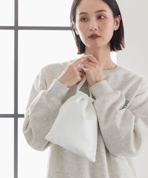 bulaunbulaun　巾着2点　完了しました。 KINCHAKU M 巾着 #BLACK [AL3129BG-22] _ AL | オル – DOKODO